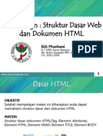 Web Design - Struktur Dasar Web Dan Dokumen HTML