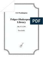 US-Washington Folger-Shakespeare Library, Ms.V.b.280 Facsimile