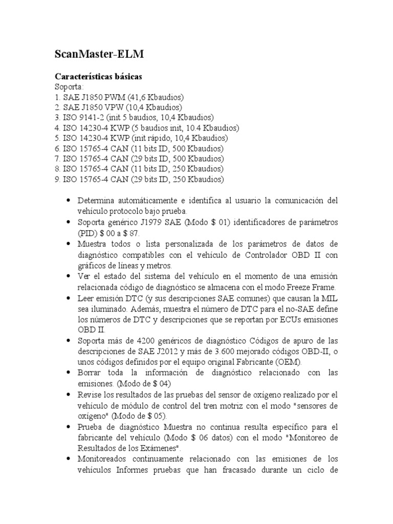 Manual Scanmaster Español | PDF | Informática | Science