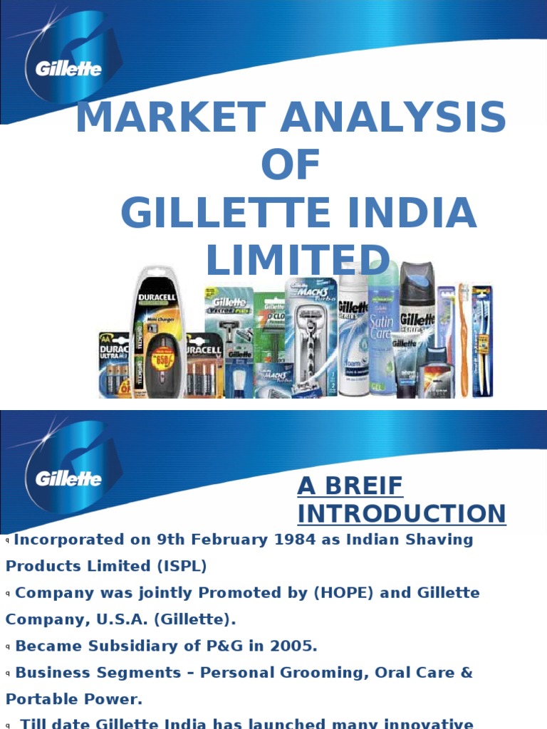 Gillete Pdf Promotion Marketing Shaving