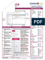 Access Quick Reference 2010