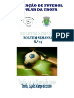 Boletim Semanal N.º 19 2009-2010