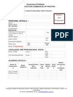 Application Form Hec