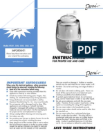 Deni Manual For Deni Models 5201-5202-5203-5205-5210 Ice Cream Maker PDF