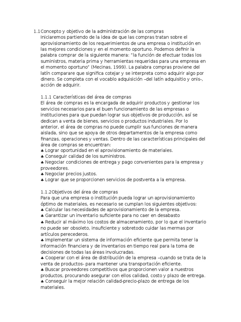 Administración de Compras en Empresas | PDF | Distribución (comercial ...