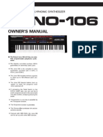 Roland Juno106 Owners Manual