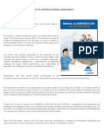 Manual de Construccion para Propietario