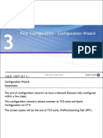 First Configuration: Configuration Wizard: 9400 AWY R2.1 - September 2007