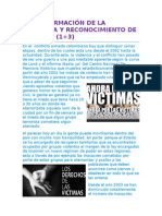 Transformación de La Violencia y Reconocimiento de Victimas Blog