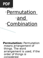 Permutation and Combination