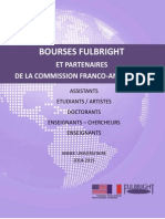 Bourses Fulbright Et Commission Franco-US 2014 2015