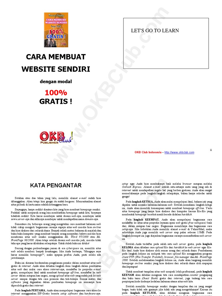 Cara Membuat Website Sendiri Cara Membuat Website Sendiri