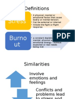 Differences Between Stress and Burnout