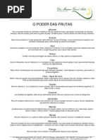 O Poder Das Frutas