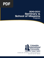 Download CIU Seminary Catalog 2010-2011 by Columbia International University SN27880030 doc pdf