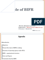 Role of BIFR