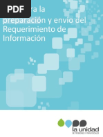 Guía de Preparación y Envío de Información Del RI