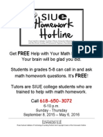 Siue Homework Hotline 15-16