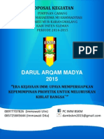 Proposal Dam BSKM 2015