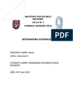Integrating Evidence: Instituto Politecnico Nacional Cecyt #1 Gonzalo Vazquez Vela