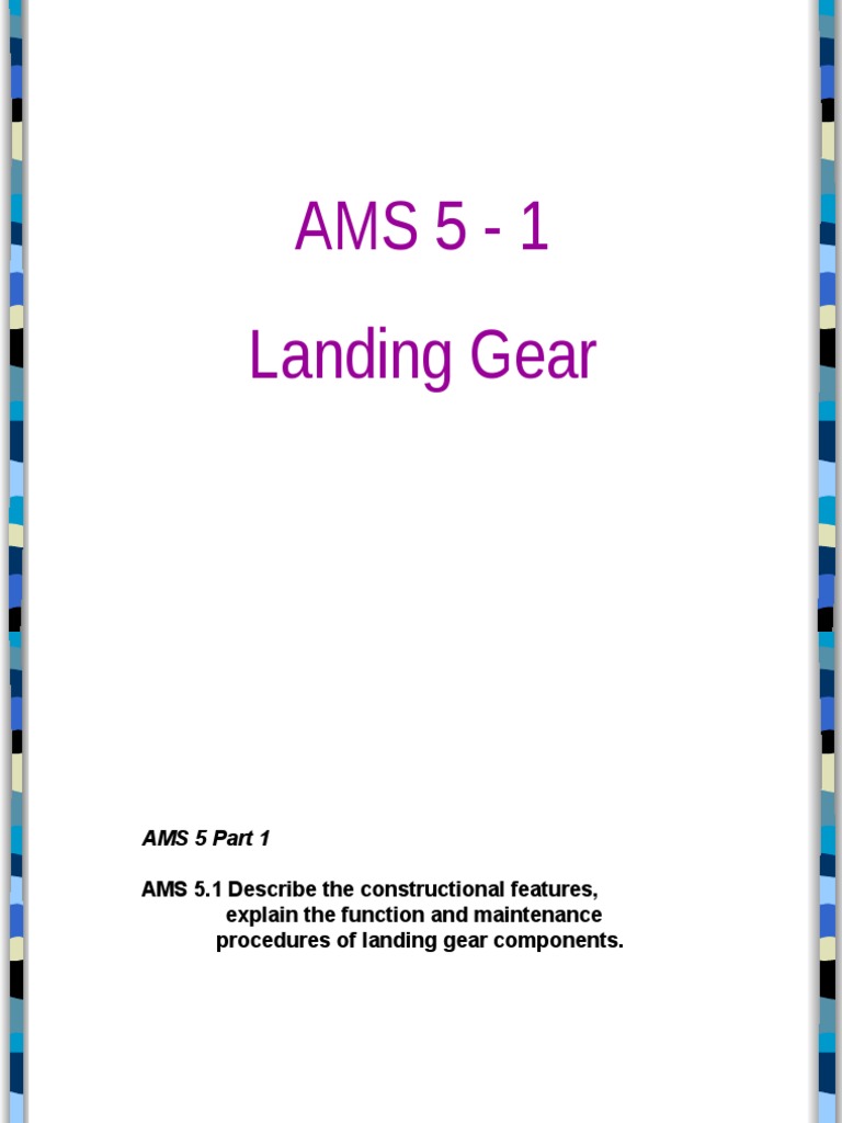 A Comprehensive Overview of Aircraft Landing Gear Components