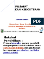 Filsafat Pendidikan Kedokteran 