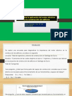 La Aplicacion Del Motor Eléctrico en La Construcción de Edificios