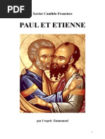 Francisco Candido Xavier Fr Série Historique 03 Paul Et Etienne Yjsp