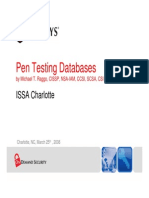 Database Pen Testing 