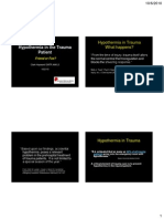 Hypothermia in Trauma - Hayward