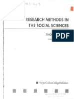 Research Methods in The Social Sciences