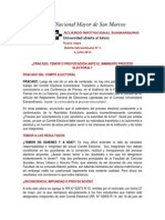 Acuerdo Institucional Sanmarquino N° 3 Mayo 2015