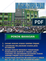 Dasar Hukum Ksp-Usp PP 9