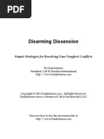 Disarming Dissension Report