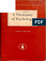 A Dictionary of Psycholgy - James Drever