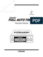 GReddy Turbo Timer Manual