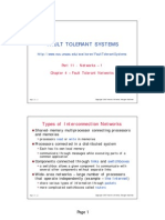 Fault Tolerant Systems: Types of Interconnection Networks