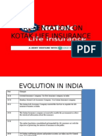 Presentation On Kotak Life Insurance