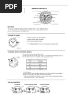 Citizen Promaster Steel Watch Instruction Manual C720