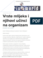 Vrste Mlijeka i Njihovi Učinci Na Organizam _ Matrix World