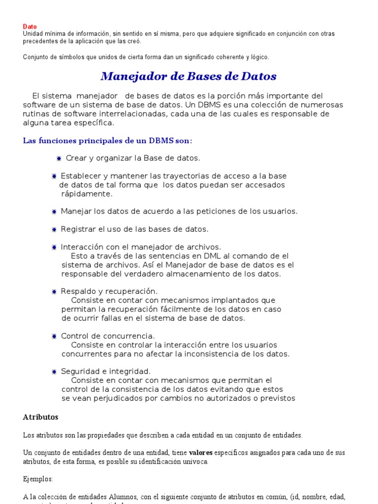 Dato Unidad mínima de Información, Sin Sentido