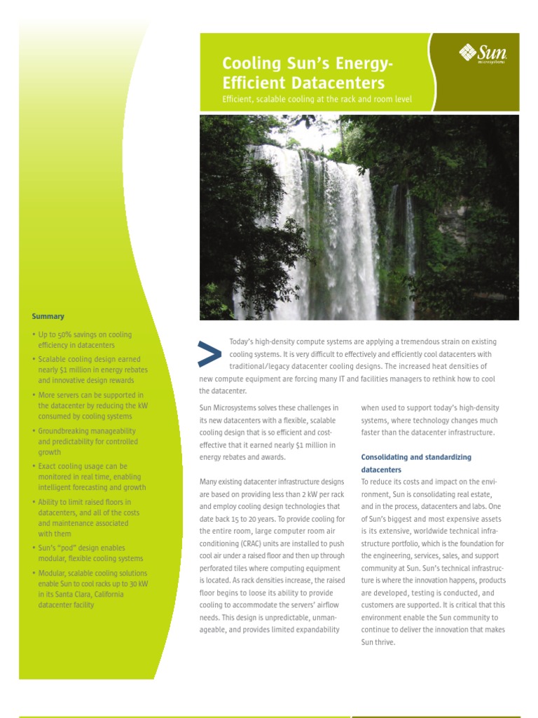 Cooling Energy Effiicientdc | PDF | Data Center | Efficient Energy Use