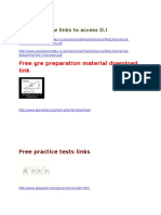 Free Gre Preparation Material Download Link: Click On Below Links To Access D.I