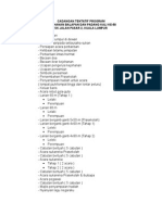 Cadangan Tentatif Program