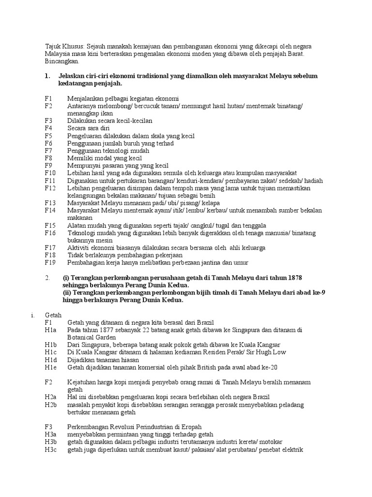 Sejarah Kertas 3 Bab 10 Tingkatan 4  PDF