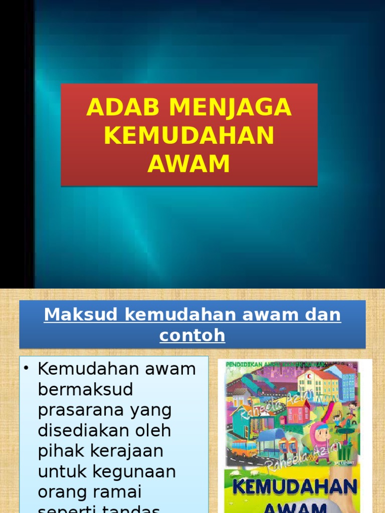 Kemudahan Awam Pdf