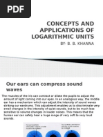 Log Units and Applications