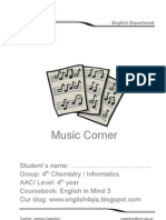 Music Corner Cover 4th Chemistry Informatics