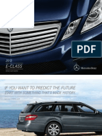 Mercedes E 400 2013 Misc Documents-Brochure