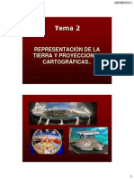 Representación de La Tierra y Proyecciones Cartográficas